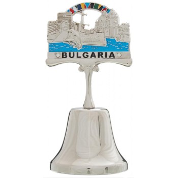 Сувенирна камбанка с магнит и декорация - морски мотиви