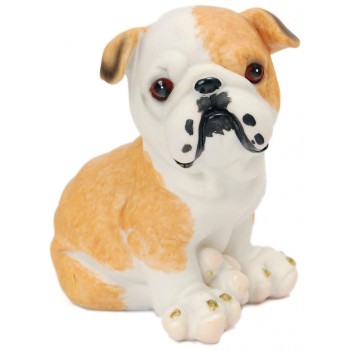 Декоративна фигурка - куче касичка, изработено от полирезинов материал