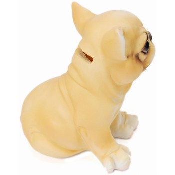 Декоративна фигурка - изплезено куче касичка, изработено от полирезинов материал