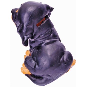 Декоративна фигурка - куче касичка, изработено от полирезинов материал