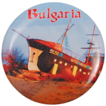 Сувенирна фигурка с магнит и отварачка - фрегата и надпис България