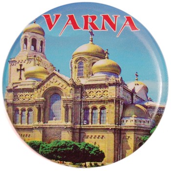 Сувенирна фигурка с магнит и отварачка - Варненската катедрала