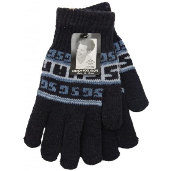 Меки плетени мъжки ръкавици с еластичен маншет