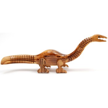 Сувенирна дървена фигурка - динозавър гъвкав