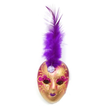 Декоративна фигурка маска с магнит, изработена от порцелан