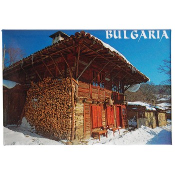 Сувенирна магнитна фигурка - българска старинна къща