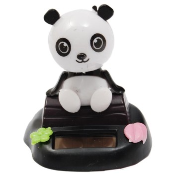 Декоративна танцуваща фигурка - панда, изработена от пластмаса