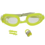 Стилни очила за плуване в комплект с тапи за уши и нос, изработени от PVC материал и силикон