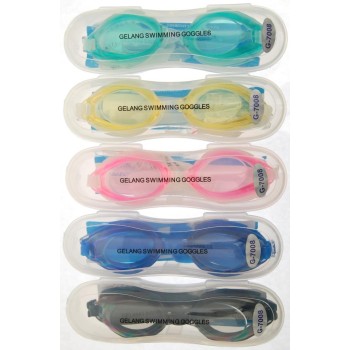 Стилни очила за плуване в комплект с тапи за уши