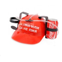 Каска за два кена с маркуч към всяка напитка