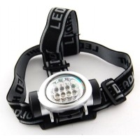 Фенер с 8 диода за глава
