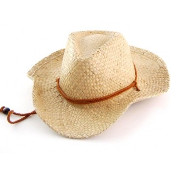 Лятна плетена дамска шапка с регулиращи връзки