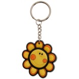 Сувенирен гумен ключодържател - цвете слънчоглед
