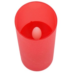Изкуствена LED свещ без дим в чашка