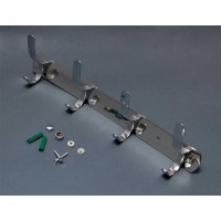 Метална закачалка за дрехи - 4 двойни куки
