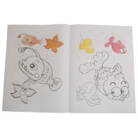 Книжка за оцветяване с 8бр