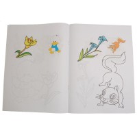 Книжка за оцветяване с 8бр