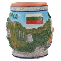 Сувенирна чаша порцелан с релефни забележителности от Балчик