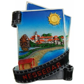 Декоративна фигурка с магнит - провлакът в Несебър