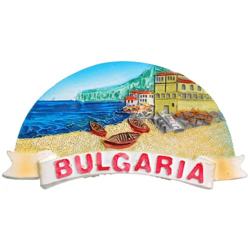Декоративна фигурка с магнит - ветрило - морски пейзаж