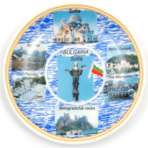 Сувенирна чинийка порцелан за закачване