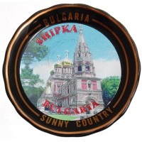 Сувенирна порцеланова чинийка с магнит