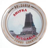 Сувенирна порцеланова чинийка с магнит