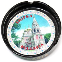 Сувенирен керамичен пепелник с лазарна графика - Шипка