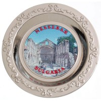 Сувенирна метална чинийка с магнит