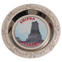 Сувенирна метална чинийка с магнит
