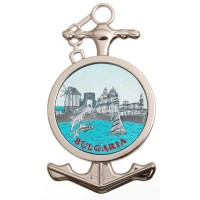 Сувенирна фигурка с магнит - котва - черноморски&nbsp;забележителности