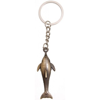 Сувенирен метален ключодържател - делфин