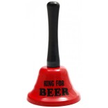 Забавен метален звънец с надпис - Ring for beer