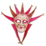 Декоративна маска за лице, украсена със звънчета