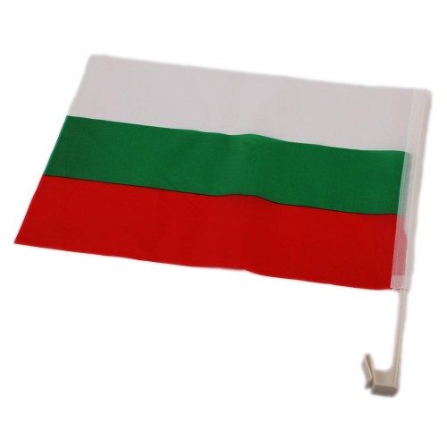 Флаг на Република България със стилна дръжка