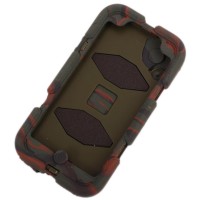Калъф за телефон iPHONE 5 - противоударен с щипка за колан - камуфлажен десен