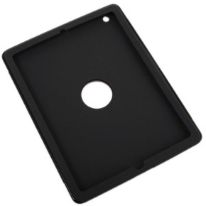 Калъф за таблет IPad 2/3 - гумиран с PVC гръб и поставка