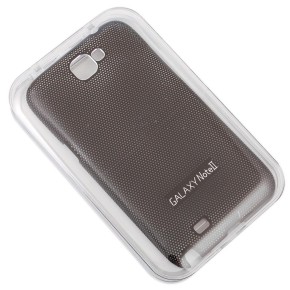 Калъф за телефон метален за Samsung Note2 - черен