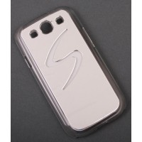 Метален светещ калъф за Samsung 3, който се прикрепва за задната част на телефона