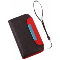 Калъф за телефон iPHONE 4 с капак, изработен от еко кожа