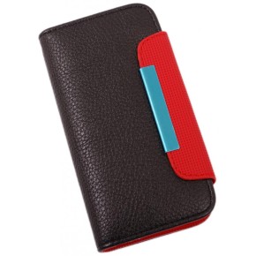 Калъф за телефон iPHONE 5 с капак, изработен от еко кожа