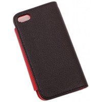 Калъф за телефон iPHONE 5 с капак, изработен от еко кожа
