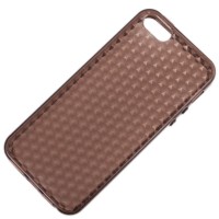 Калъф за телефон iPHONE 5, изработен от здрав и устойчив силикон - черен