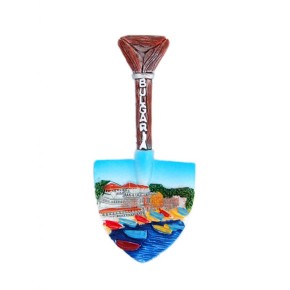 Декоративна фигурка с магнит във формата на лопатка - капитанска среща - България