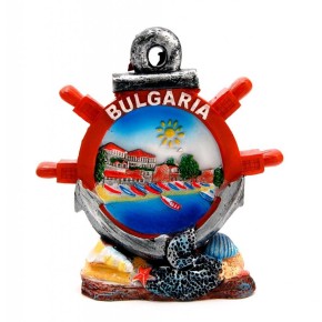 Декоративна фигурка във формата на котва и рул - България