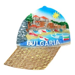 Декоративна фигурка с магнит във формата на шапка - капитанска среща, Несебър 