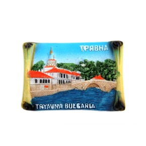 Декоративна фигурка с магнит във формата на папирус - Трявна