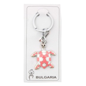 Сувенирен метален ключодържател с фигурка - костенурка