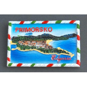 Магнитна релефна фигурка - плажовете в Приморско