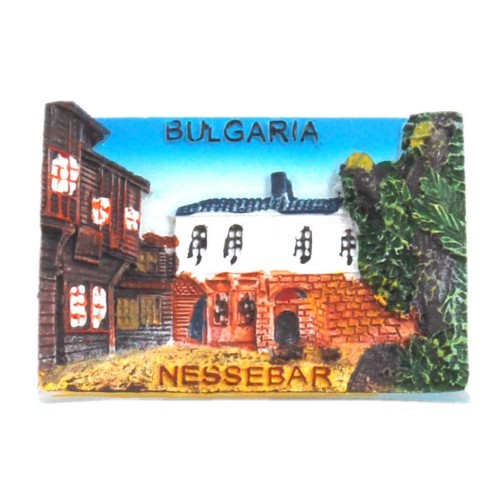 Магнитна релефна фигурка - Старият град, Несебър